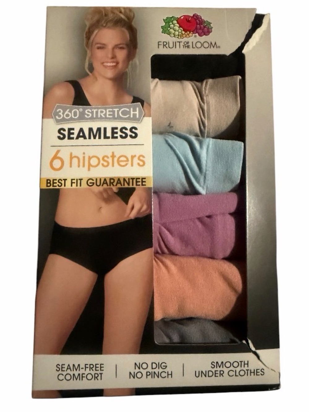 Fruit of the Loom Seamless Hipsters 6 pack